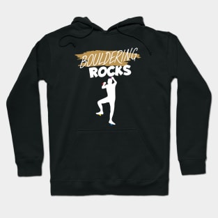 Bouldering rocks men Hoodie